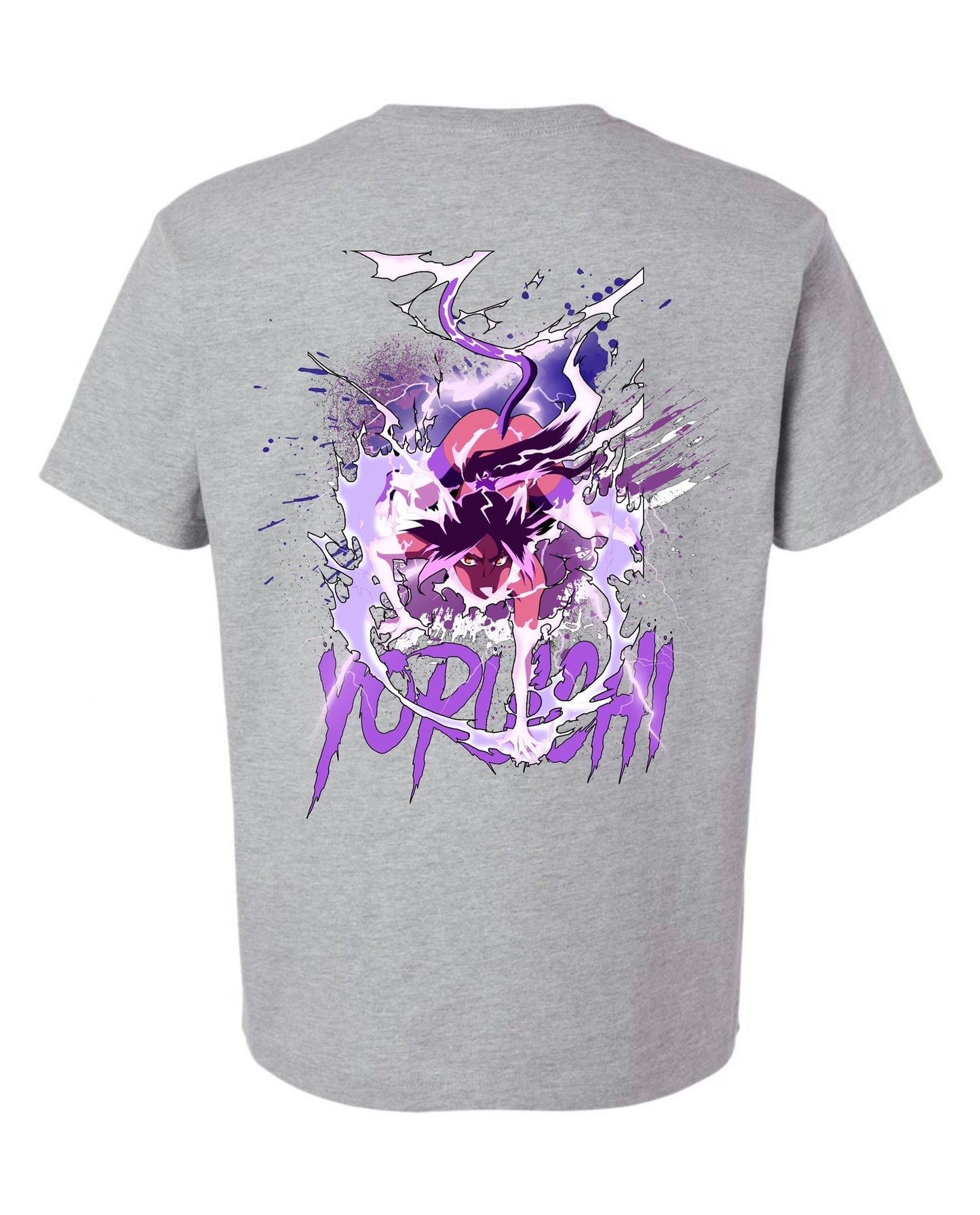 Yourichi Purple Pose T-Shirt - Grey