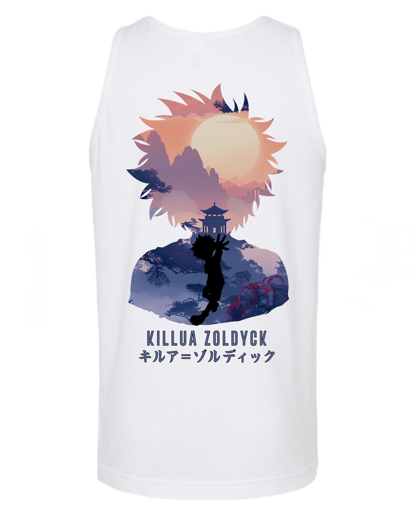 Killua 2 in 1 Tank Top - White