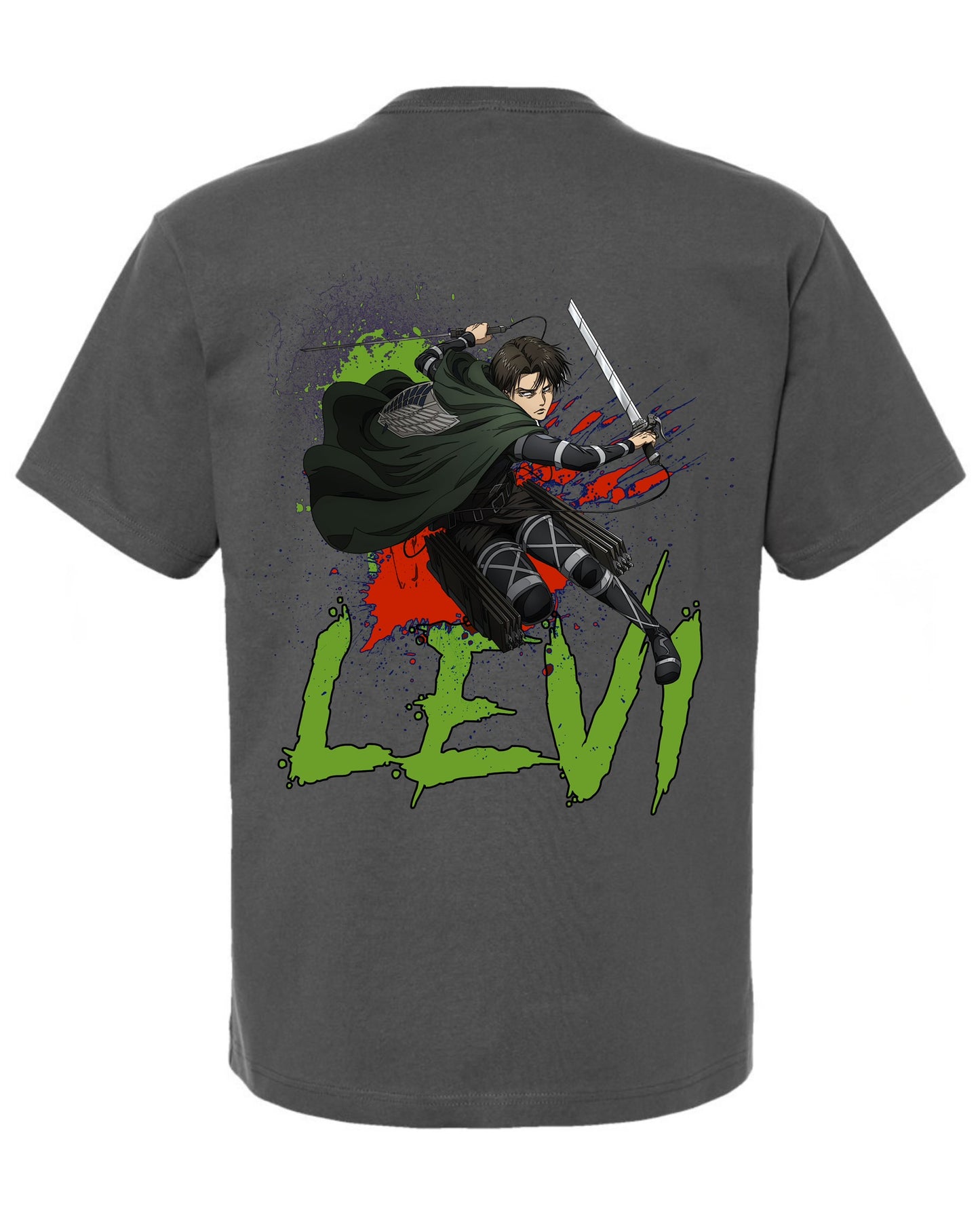 Captain Levi T-Shirt - Dark Grey