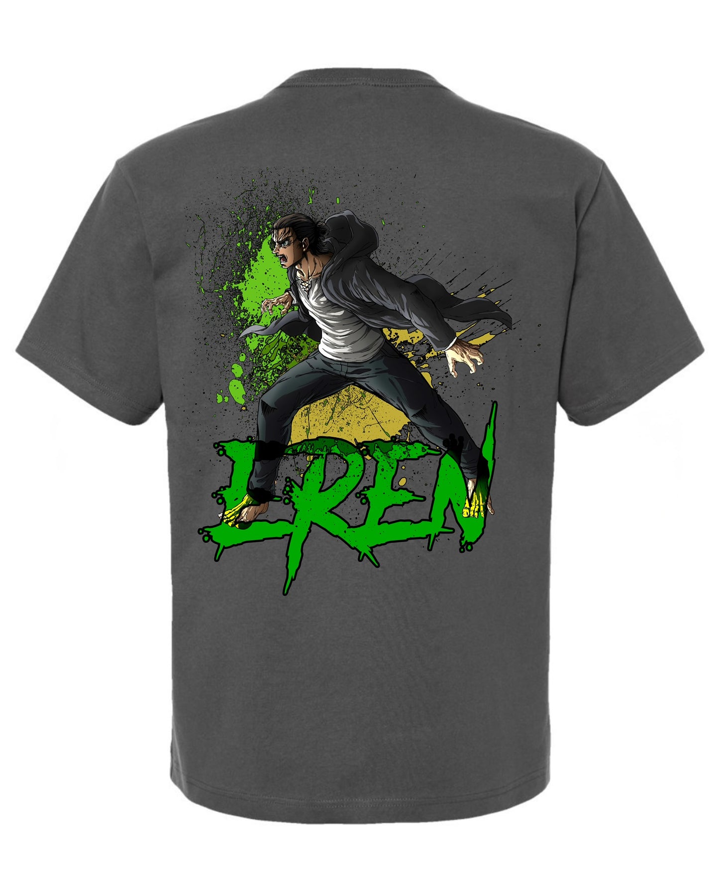 Eren Yeager T-Shirt - Dark Grey