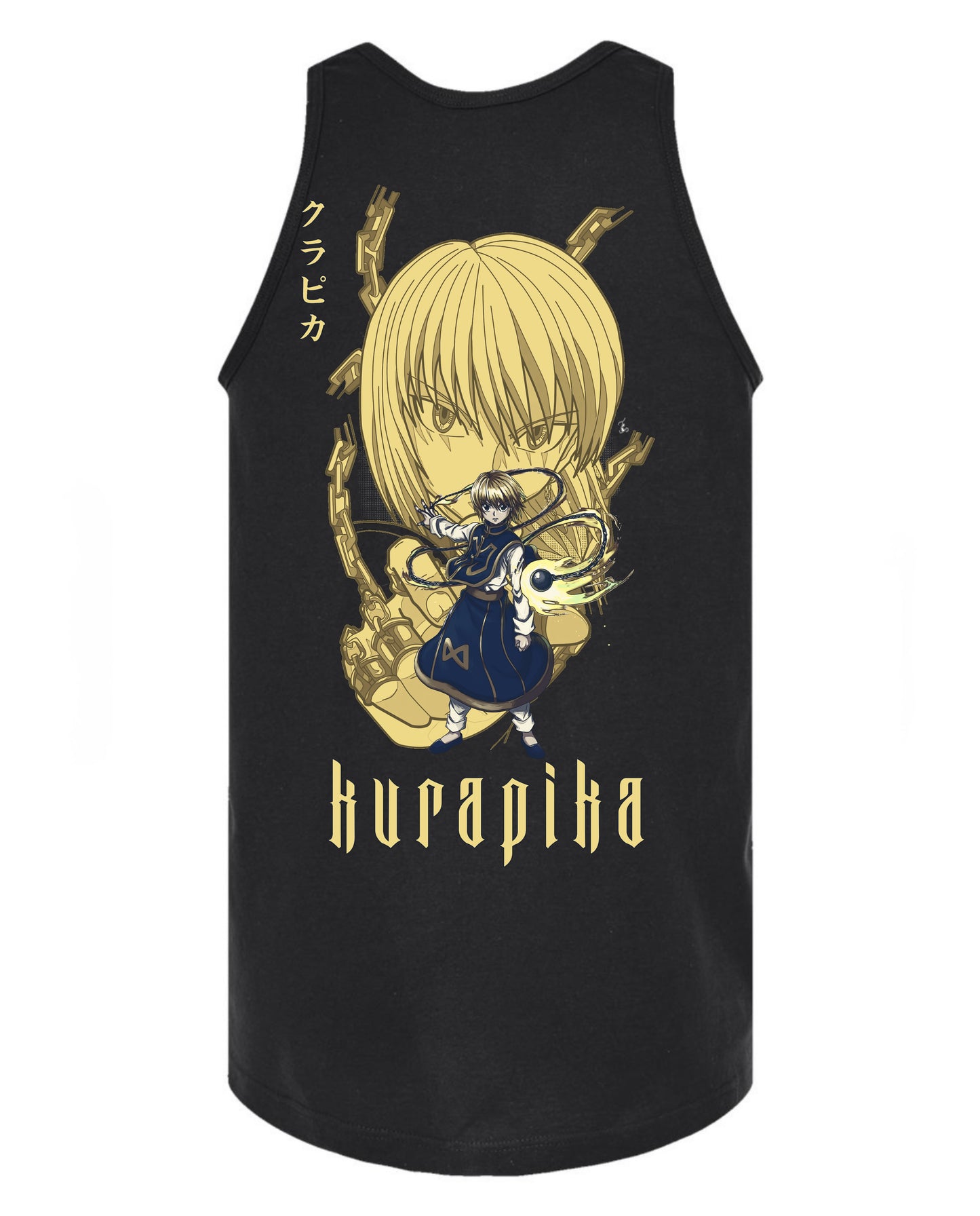 Kurapika the chain user Tank Top - Black