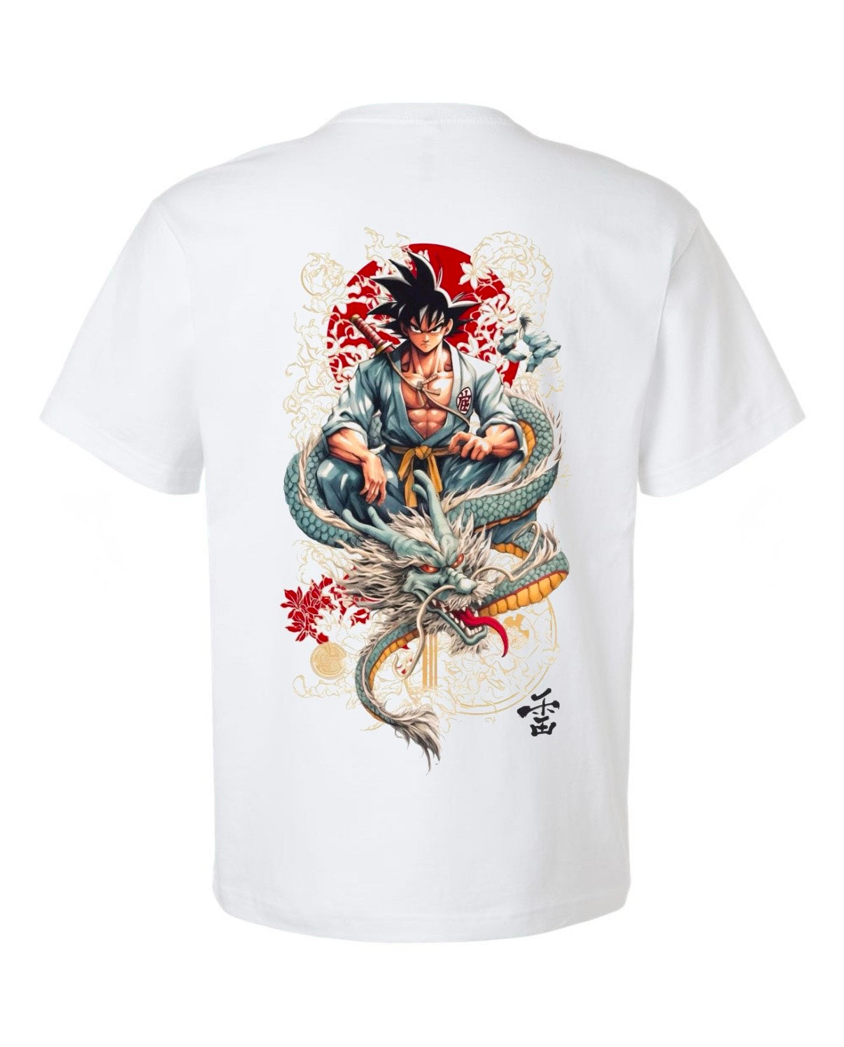 White Dragon Oversized Tee