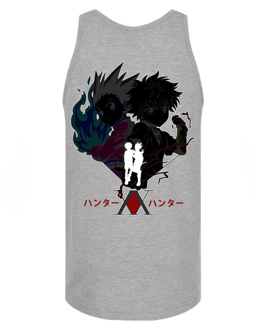 Hunter X Hunter Inverted Tank Top - Grey