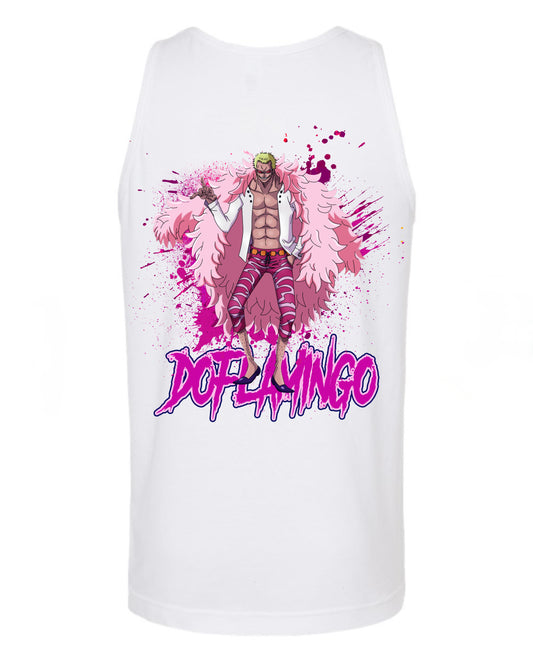 Doflamingo "the joker" Tank Top - White