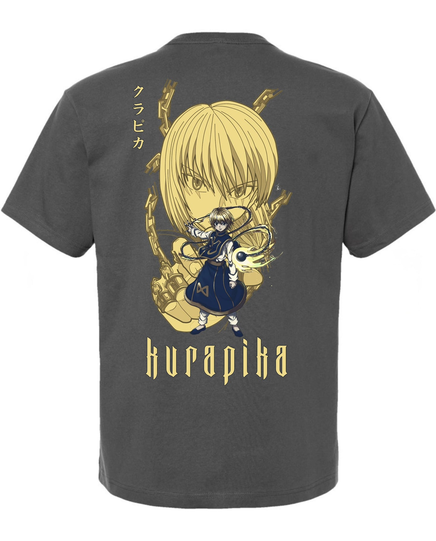 Kurapika the chain user T-Shirt - Dark Grey