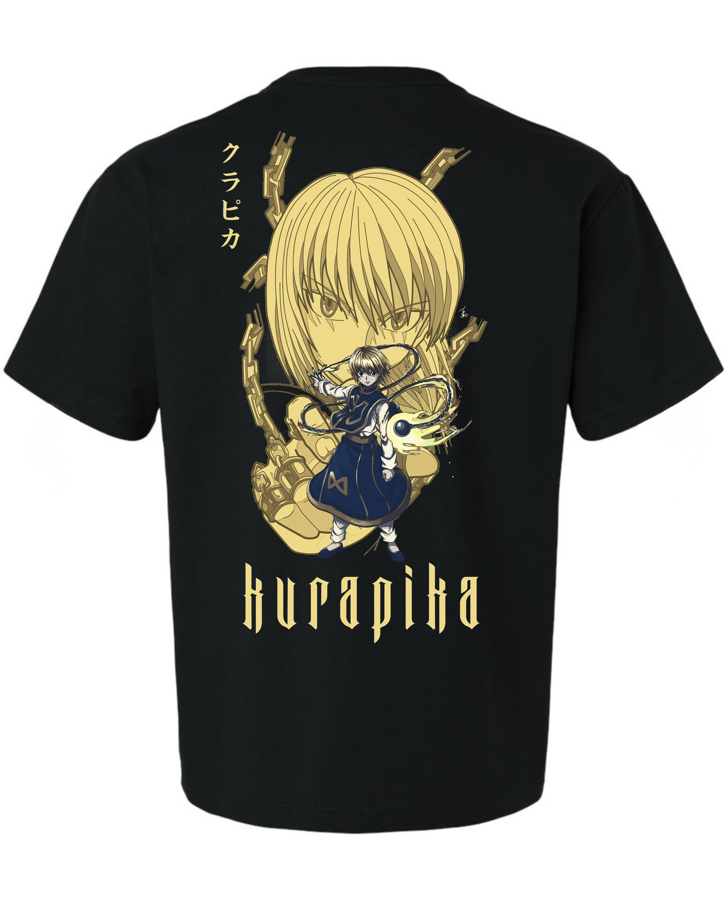 Kurapika the chain user T-Shirt - Black
