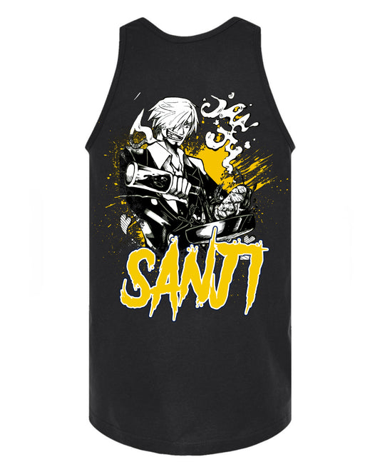 Sanji cooking Tank Top - Black