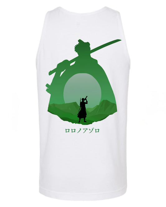 Zoro 2 in 1 Tank Top - White