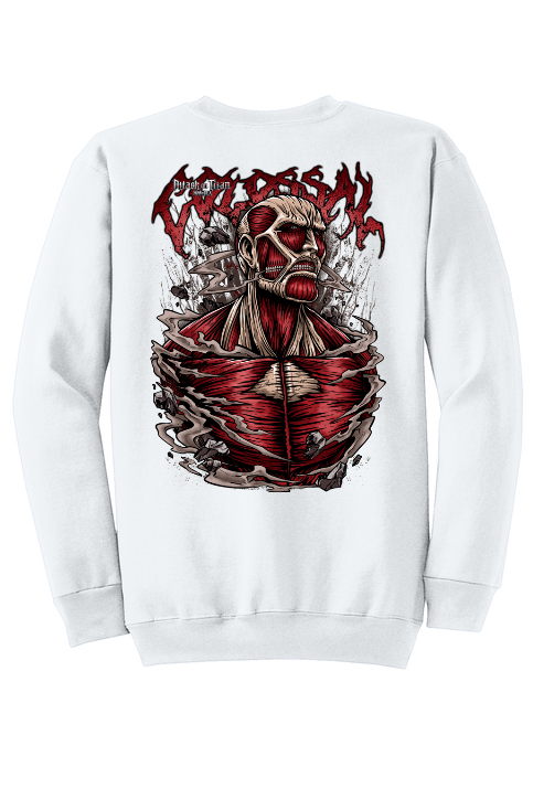 “Collosal Titan”  Embroidered Sweater