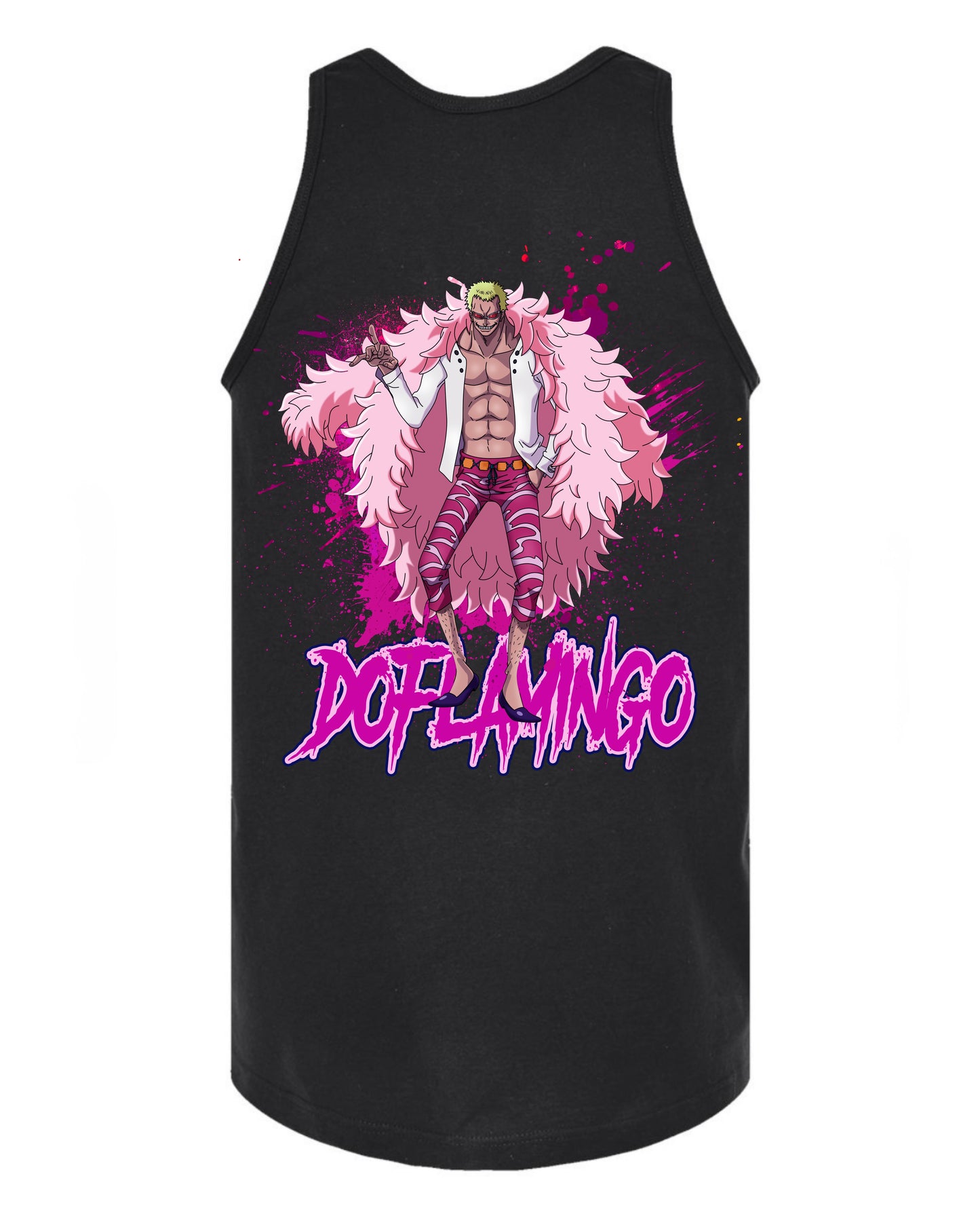Doflamingo "the joker" Tank Top - Black