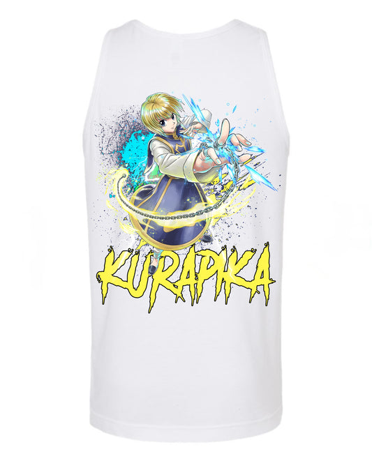 Kurapika splash Tank Top - White