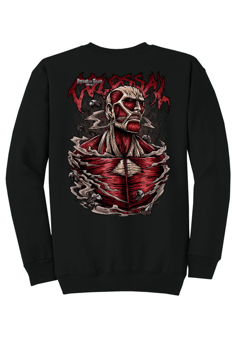 “Collosal Titan”  Embroidered Sweater