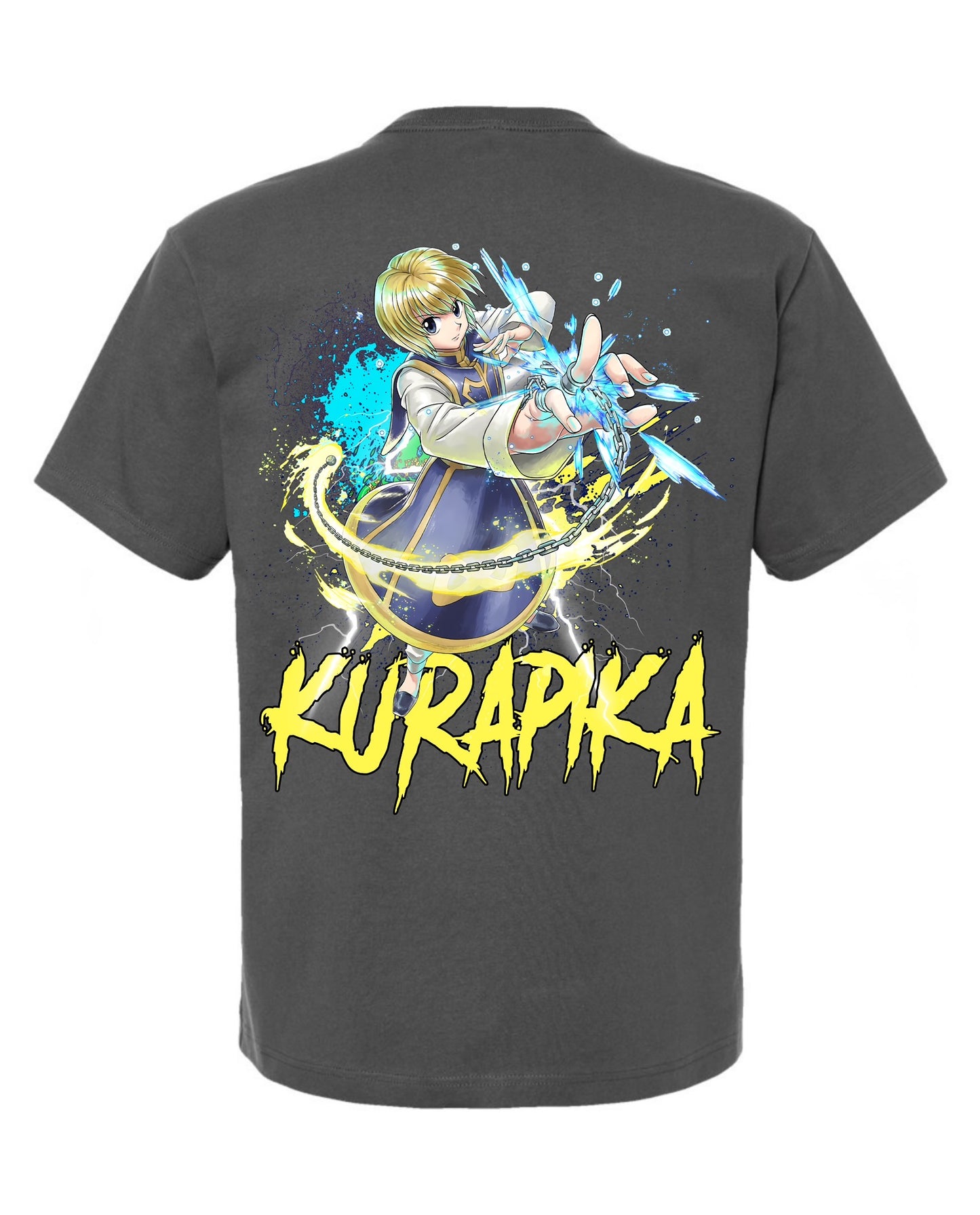 Kurapika splash T-Shirt - Dark Grey