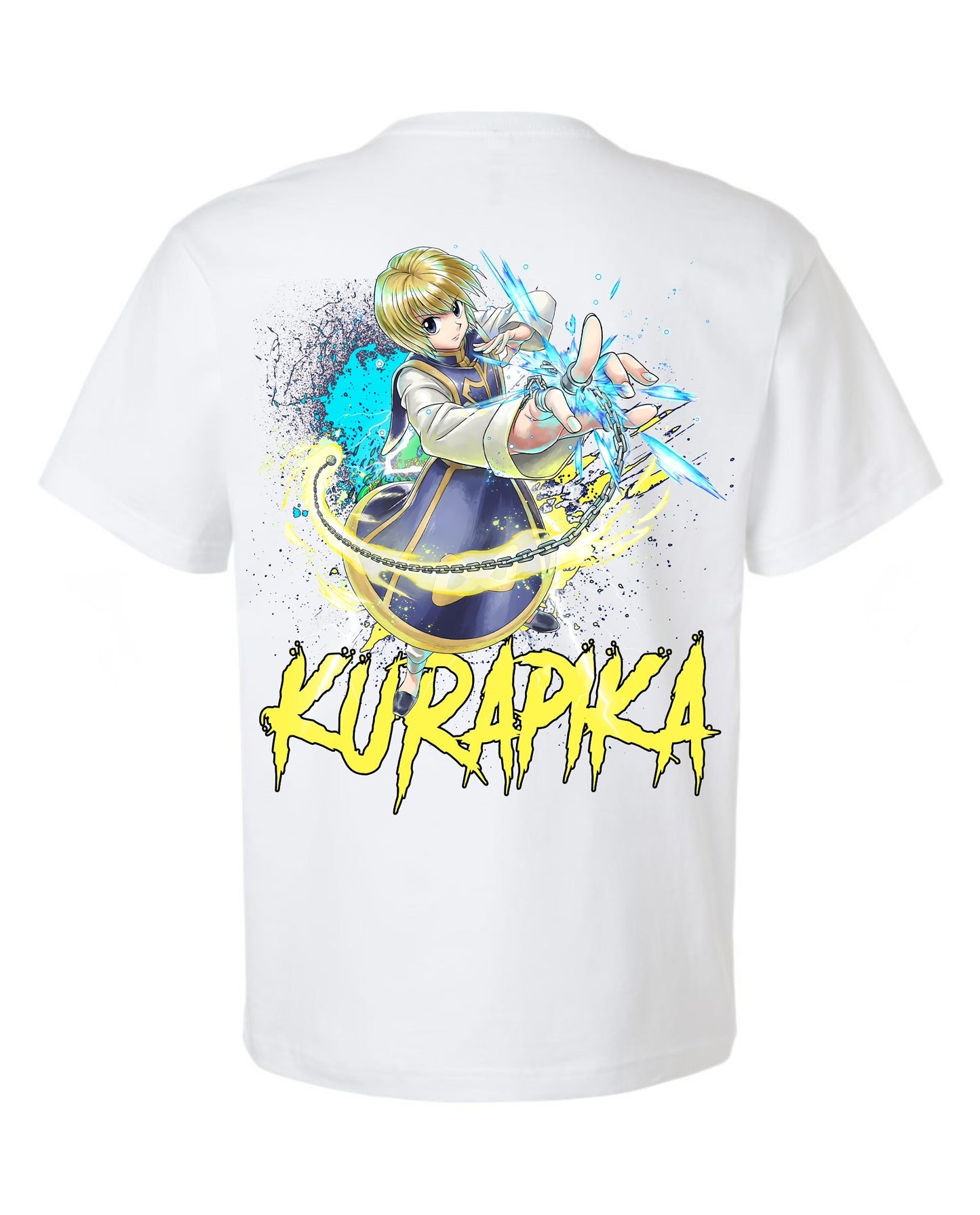 Kurapika splash T-Shirt - White