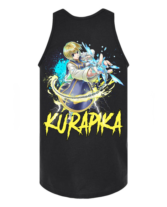 Kurapika splash Tank Top - Black