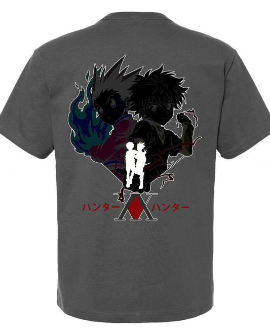 Hunter X Hunter Inverted T-Shirt - Dark Grey