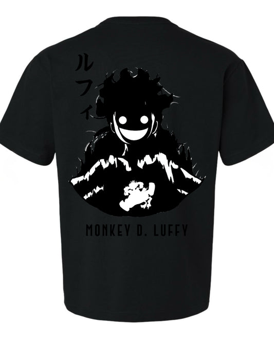Luffy Sun god Nika T-Shirt - Black