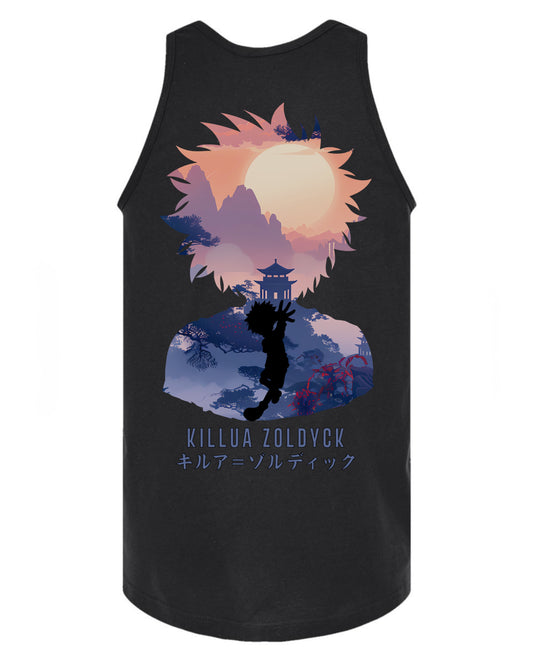 Killua 2 in 1 Tank Top - Black