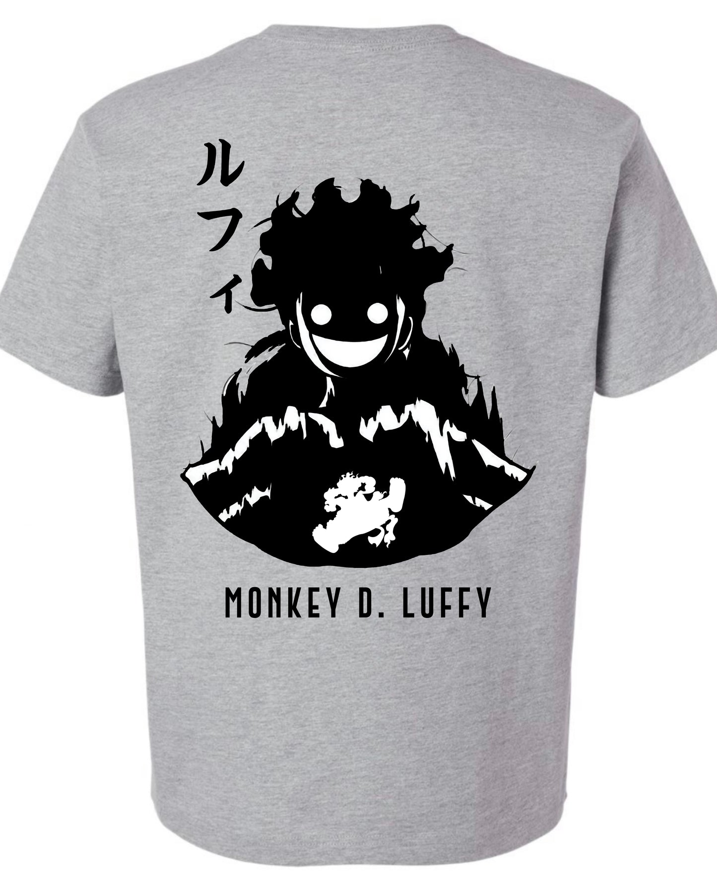 Luffy Sun god Nika T-Shirt - Grey