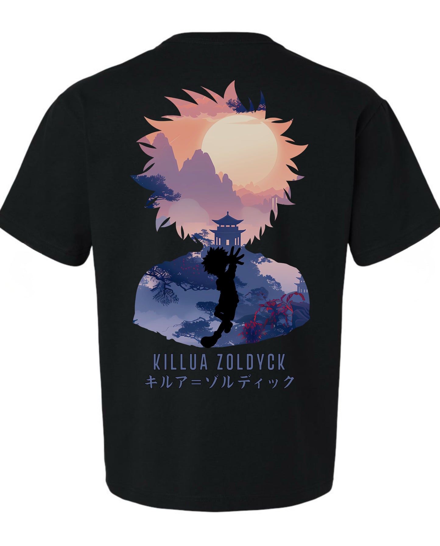 Killua 2 in 1 T-Shirt - Black