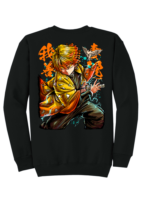 “Zenitsu” Embroidered Sweater