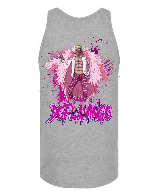 Doflamingo "the joker" Tank Top - Grey