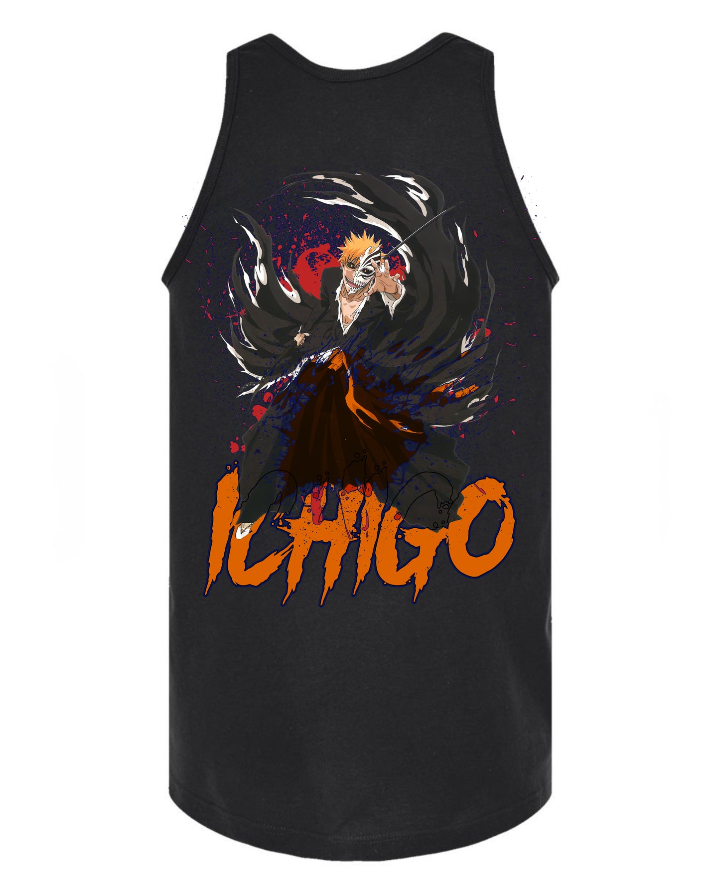 Ichigo Kurosaki Tank Top - Black