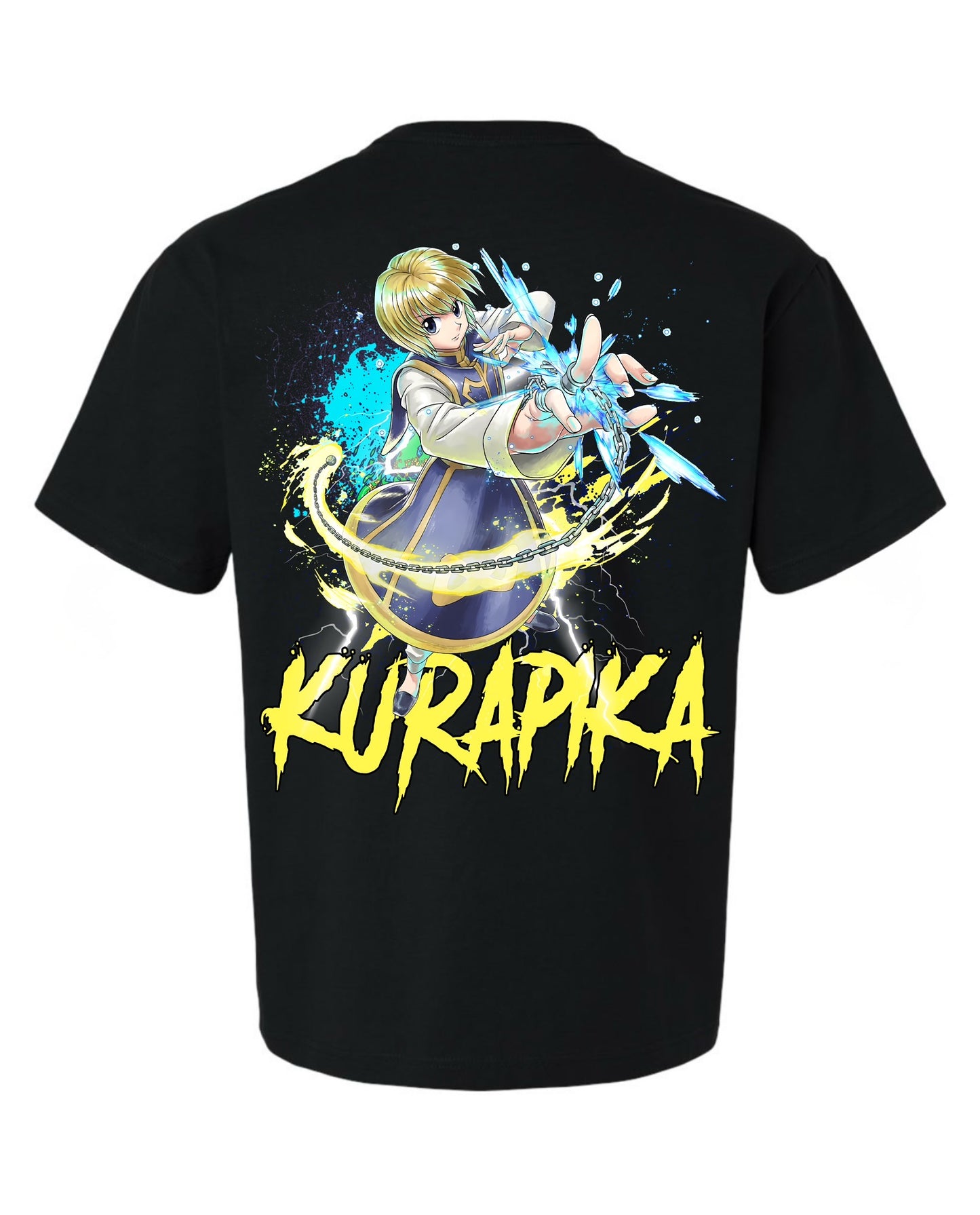 Kurapika splash T-Shirt - Black