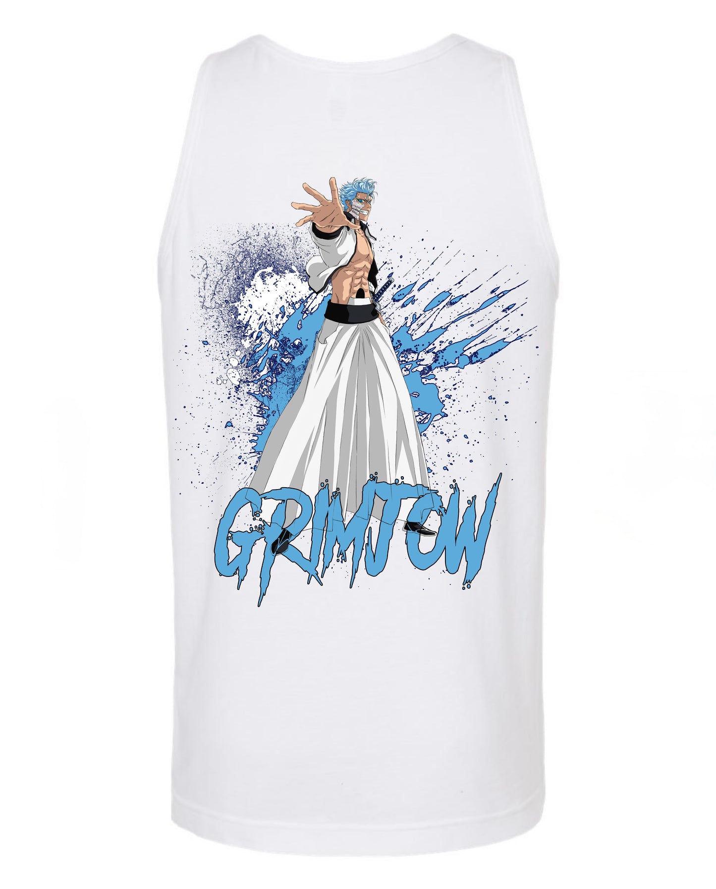 Grimjaw Tank Top - White