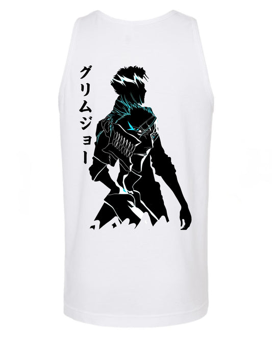 Grimjaw 2 in 1 Tank Top - White