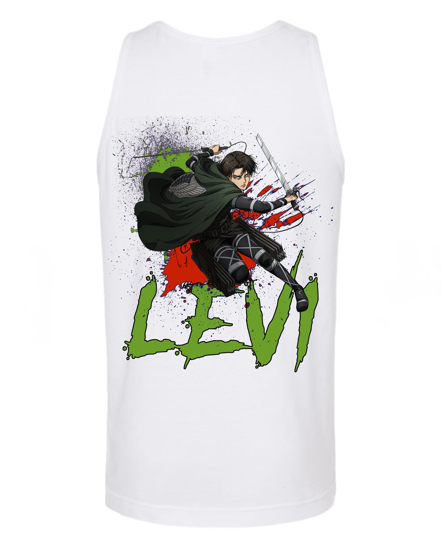 Captain Levi Tank Top - White
