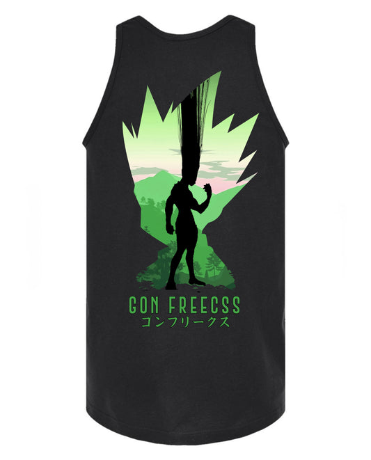 Gon 2 in 1 Tank Top - Black