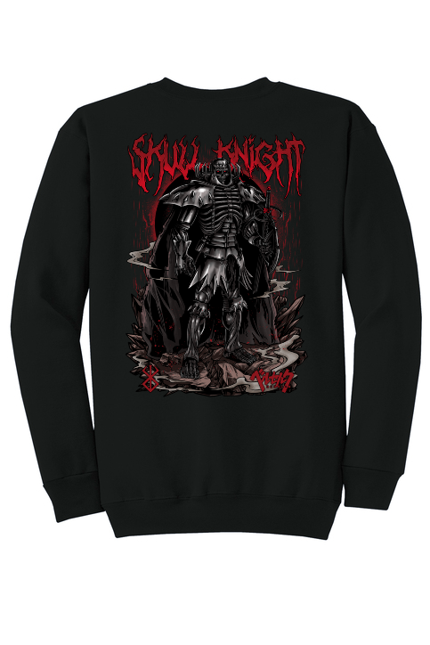 “Skull Night” Embroidered Sweater