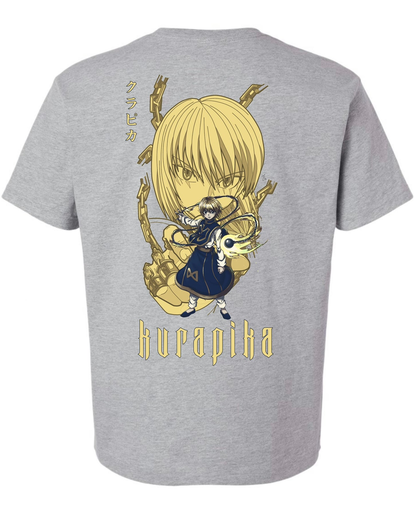 Kurapika the chain user T-Shirt - Grey