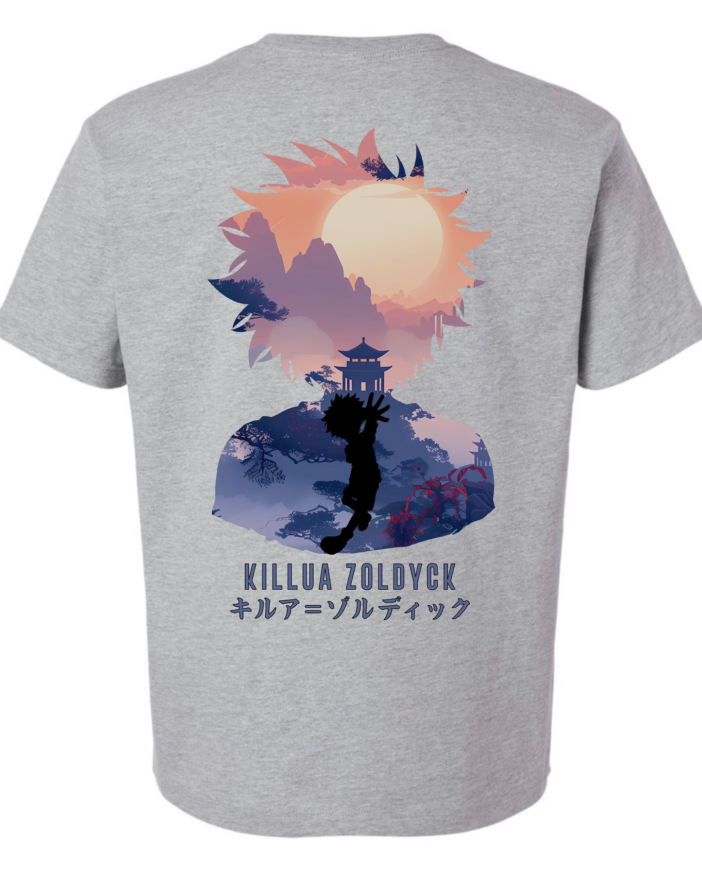 Killua 2 in 1 T-Shirt - Grey