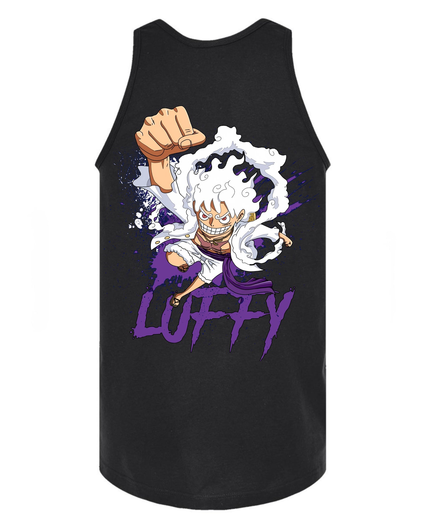 Gear 5 Luffy Tank Top - Black