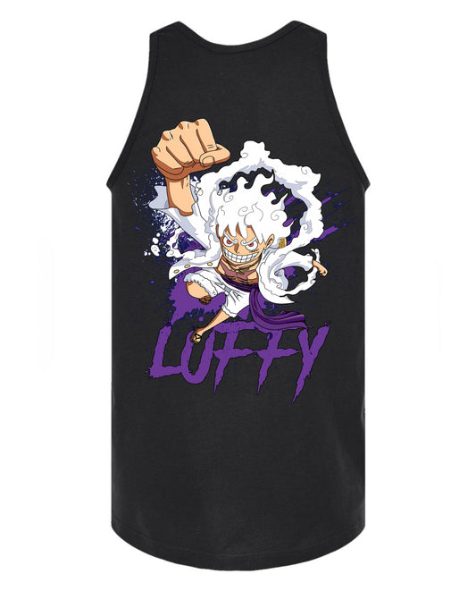 Gear 5 Luffy Tank Top - Black