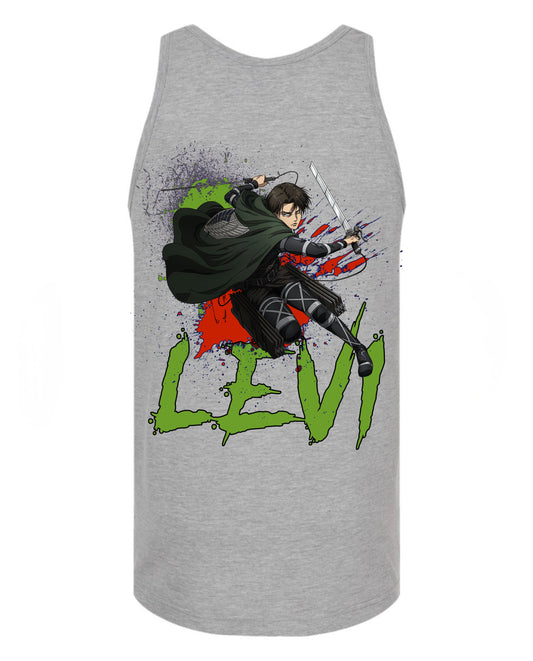 Captain Levi Tank Top - Grey
