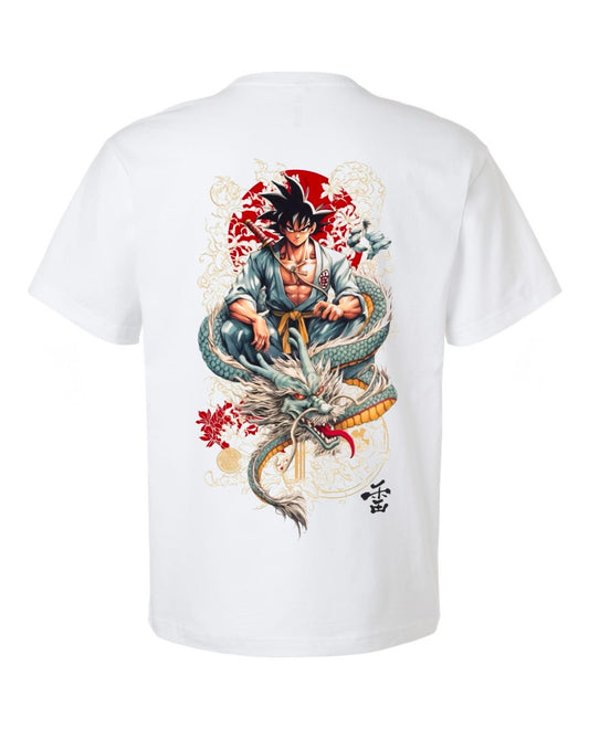 White Dragon Oversized Tee