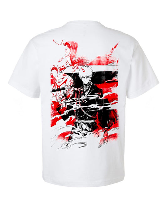 Red and White Ichigo Oversized Tee